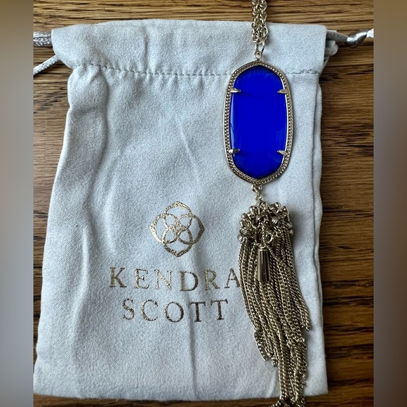 Kendra Scott Rayne Necklace • Cobalt Blue - Picture 2 of 4
